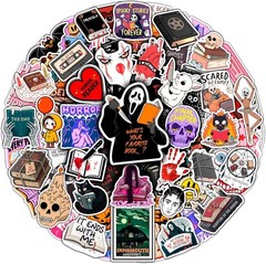 Thriller Mystery Stickers Set – 100 Waterproof Bookish Decals for Stylish Users