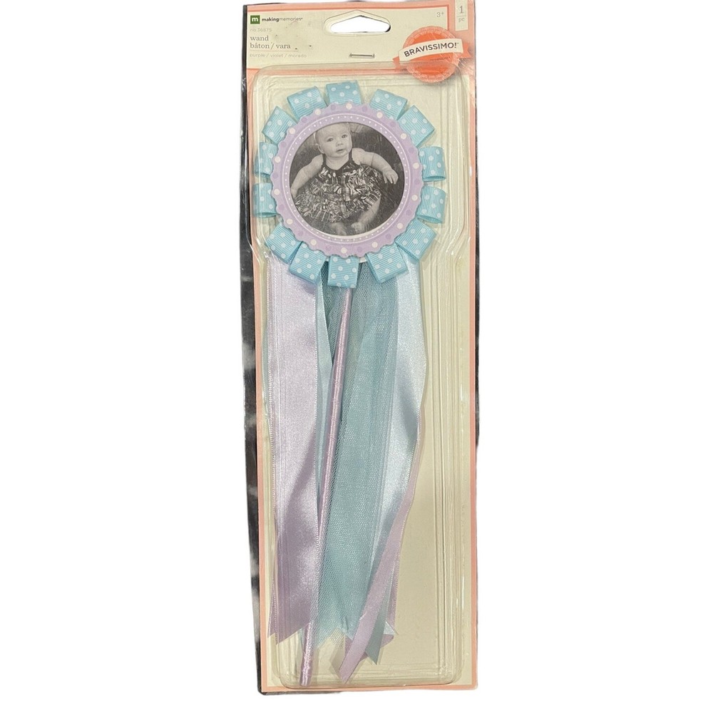NEW Bravissimo Awards Pageant Ribbon Wand/Baton Making Memories W/Photo Holder