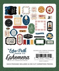 Echo Park WIZARDS and COMPANY *2 Packs* Ephemera Die Cuts + Frames & Tags 68p