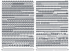 MECANORMA Transfer Lettering 441.36 CLN #155 BENGUIAT GOTHIC BOLD 10mm
