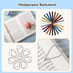 Elastic Bookmarks Set Multi Color Elastic Rope Bands Planner Bookmarks Includ…