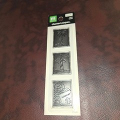 Making Memories Scrapbook Embellishments Lot of 8 Packs Woven Labels Wire Words