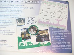 Lot 6 Creative Memories Die Cuts- Landscapes & Decorative-Park Harvest Holidays