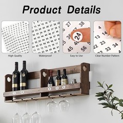 Number Stickers, 50 Sheets Number Stickers 1-100, 5000 PCS Vinyl Consecutive …