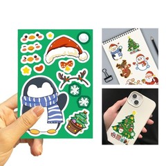 Holiday Themed Puzzle Stickers Set Creative Face Design Activity Ages 5 12 Years