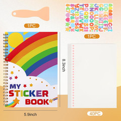 Reusable Sticker Storage Book Collecting Album Stickers Organizer Book A5 Size 4