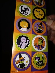 Halloween Stickers American Greetings Stickety Doo Da New 2 sheets