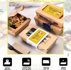 250 Pcs Star Review Delivery Labels Thank You for Your Order Stickers 2 X 3 Inch