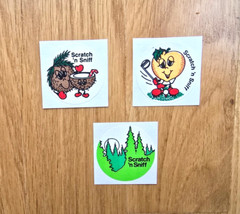 VINTAGE SNIFF SUPER RARE 1980’s 3M Matte STICKERS Coconut GREAT CONDITION Xmas