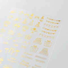 Midori Transfer Sticker Foil 2622 CELEBRATORY PATTERNS