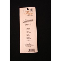 Designer Flair By Magic Scraps- Mother- 3 Adhesive Embellishments- Brand New