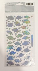 Sticko Funky Tropical Fish Metallic Scrapbooking Stickers