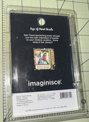 Imaginisce 18 Halloween Glitter 12mm Brads Black New