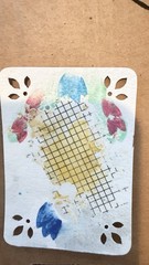 ACEO OOK mixed media art with watercolor 9 available