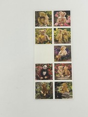 AGC, Inc. Teddy Bears Stickers Sheet 9 Pcs