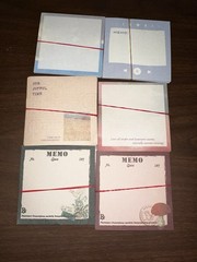 Memo Pad Paper Sheets Over 100 Sheets 3 Different Sizes Journaling Scrapbooking