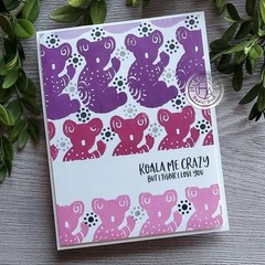 HERO ARTS – POLY CLEAR STAMPS – PATTERNED ANIMALS CM450 New