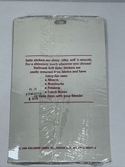 1984 Vintage Hallmark Holiday Christmas Teddy Bear Soft Satin Stickers SEALED D3