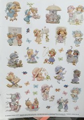 NOS Current Morehead Cute Kids spring Stickers 35 scrapbook Springtime acid free