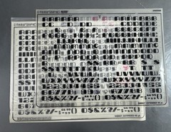 C-THRU Graphics 1976 Rub-On Dry Transfer Letters Signet Vintage 4 Sheets