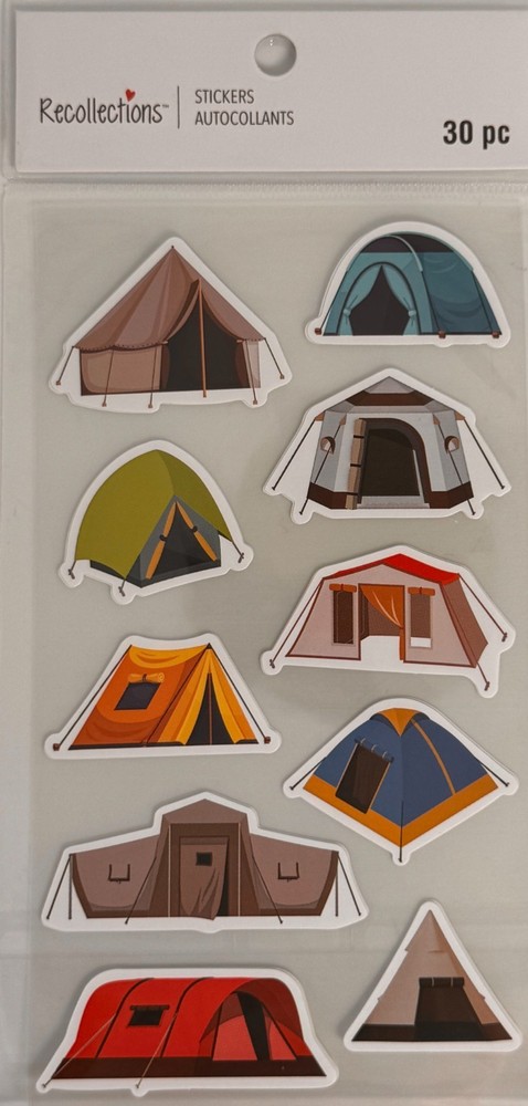Summer Beach Theme Stickers – Recollections Scrapbook Stickers
