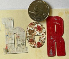 MOTHER MONOGRAM Card Stock Die-Cuts(56pc)daisyd’s•Letter •Word•Card Making•Scrap