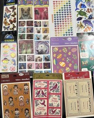 Vintage sticker bundle- new in package