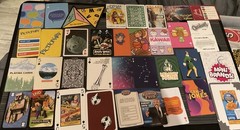 Mixed Lot 50 Random Playing Cards Ephemera Journal Paper Craft Modern-Vintage