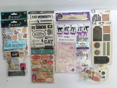 Lot of 10 Cat Sticker Sheets New Cloude9 Design Sandylion Art Warehouse Marcella