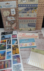Huge Sticker Bundle Beach Paradise Vacation Ocean Jolees Bo Bunny K & Company-s3
