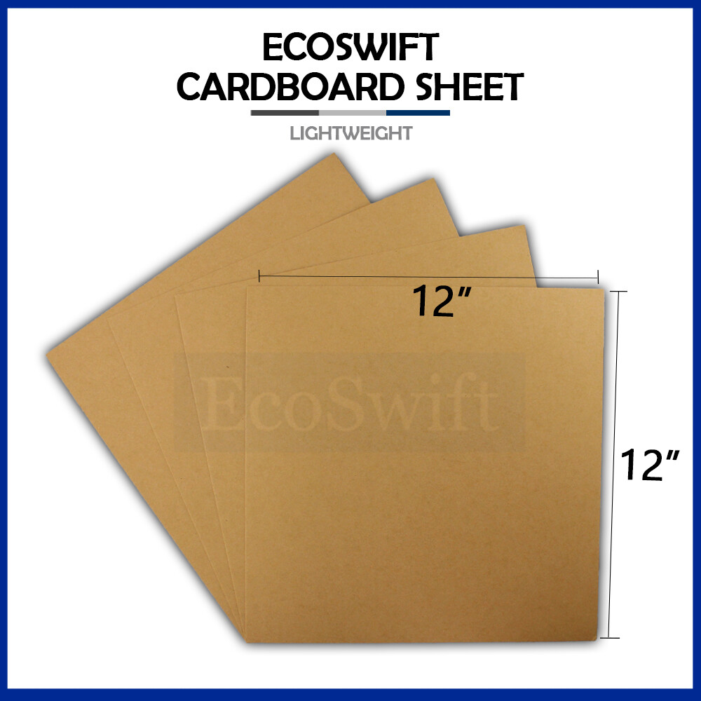 1 12×12 EcoSwift Chipboard Cardboard Craft Scrapbook Scrapbooking Sheets 12″x12″
