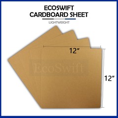 1 12×12 EcoSwift Chipboard Cardboard Craft Scrapbook Scrapbooking Sheets 12″x12″