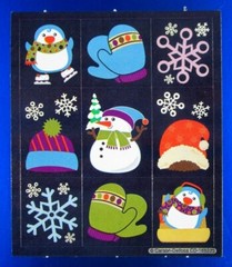 Carson Dellosa Snowmen & Penguins Winter Full Size & Mini Sheet