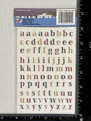Elements by Creativity Uppercase & Lowercase Alphabet Stickers