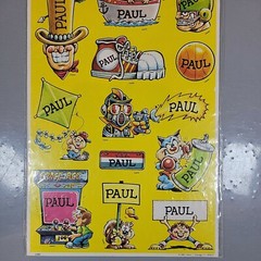 Paul – True Vintage NOS Celebrity Stickers Self-Adhesive/Removable by Mark I
