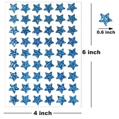 1620 Pack, 6 Colors, Holographic Small Star Stickers for Kids Reward, Behavio…