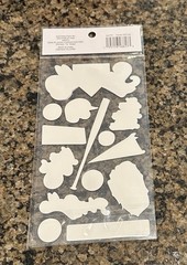 Recollections SOFTBALL Dimensional Stickers 14 Pieces Sports Glove Ball Helmet