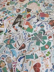Nurse Stickers – Lot of 25 Random Stickers