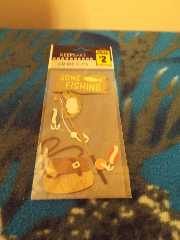 Keepsake essentials GONE FISHING 3-D DIE Cuts