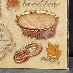 Fall Autumn Themed Puffy Stickers CRAFTER’S SQUARE 14 Pieces New