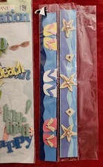 K&COMPANY Under The Sea & Happy Trails Adhesive Chipboard & 12″ Borders NEW