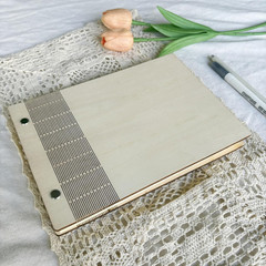 DIY Scrapbook Journal & Craft Notebook | 8.5X6 Hardcover for Photos, Memories &