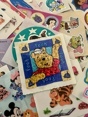♡10 Mods Sandylion Mix CHARACTER Grab Mystery Vintage Stickers Variety Random ♡