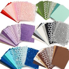 132 Sheets Textured Scrapbook Paper – Decorative Craft – Scrapbooking Supplies