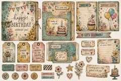 Cute Themed Embellishments Junk Journal Scrapbook USA PICK A Set
