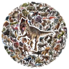 100 Pcs Jurassic Dinosaur Stickers Waterproof Vinyl Dino Stickers for Laptop