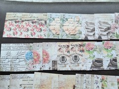 200 Pc Ephemera Petite 2 3/4 X 2 3/4 Dec Garden Series Floral Paper Pack Pack A
