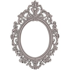 Tim Holtz Idea-ology Antique Nickel Baroque Frames