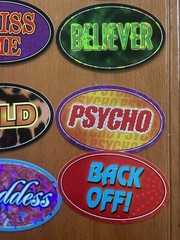 Vintage Lot Of 15 90s Attitude Stickers Wild Bad Dog Freak Bumper Vending Oval