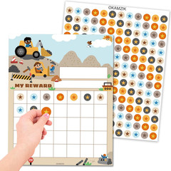 Star Sticker Chart for Kids Behavior -25 Toddler Sticker Reward Chart Incentives